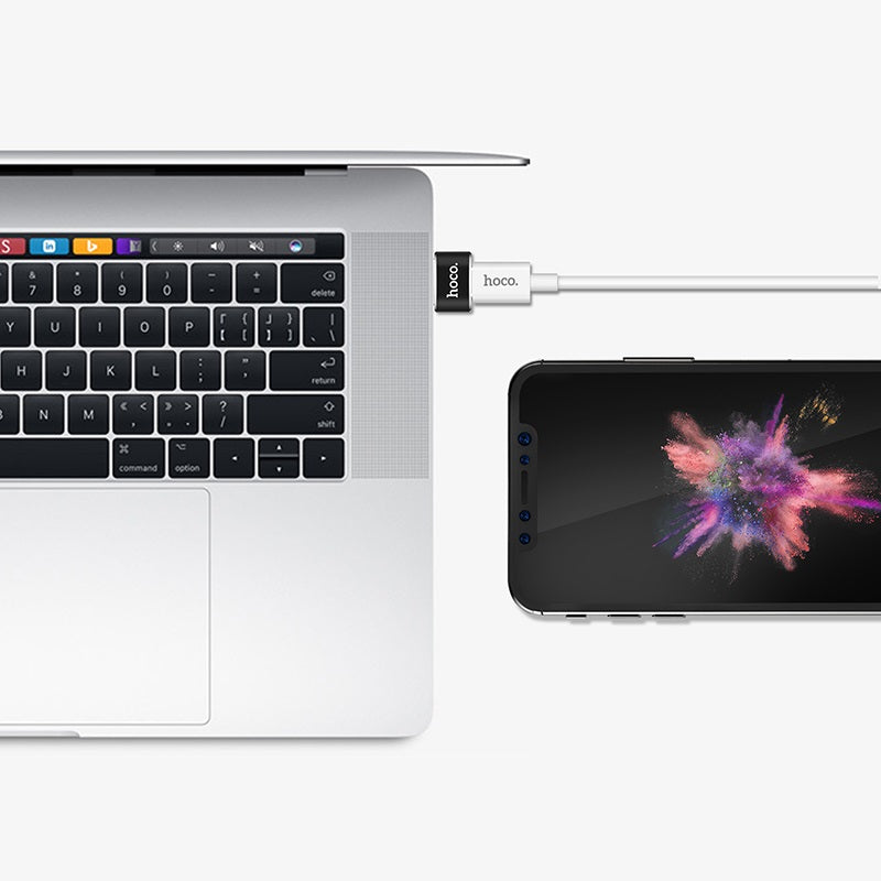 Hoco Adapter USB-A to Type-C «UA6» charging data transfer convertor Hoco Adapter USB-A to Type-C «UA6» charging data transfer convertor